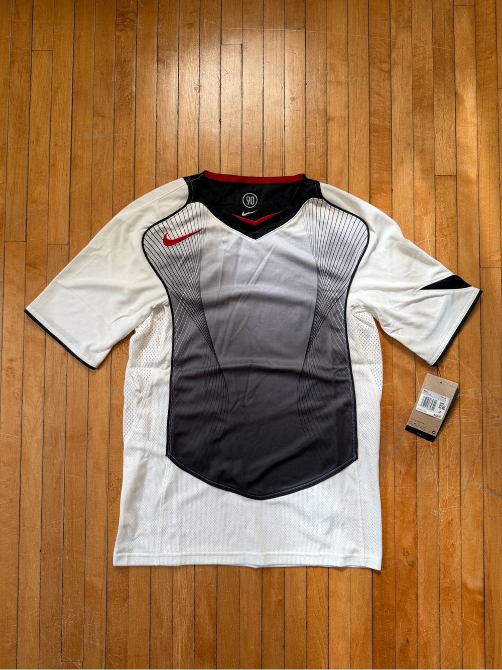 NWT Nike Total 90 Dri-Fit Men’s Soccer Jersey White Loose Fit HV1178-133 Sz. XS